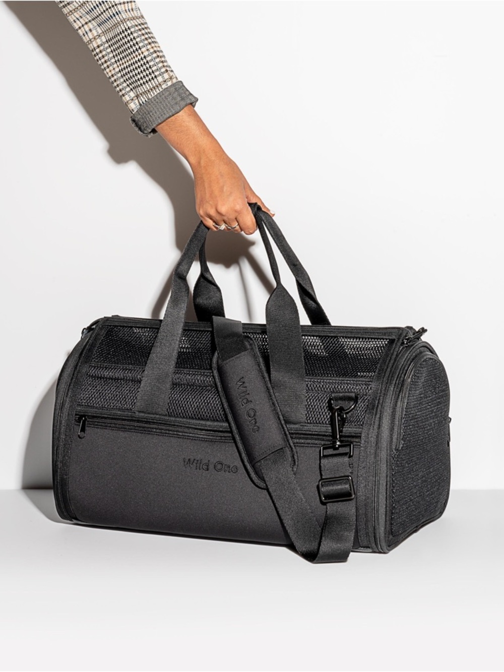 Wild One Black Pet Travel Carrier - Portable Dog Carrier